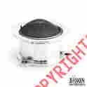 00-0155 Bison Motorsports Polished Aluminum Chopper Motorcycle Velocity Stack W Filter For Cv Carbs
