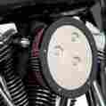 18-386 00-04 Arlen Ness Derby Sucker Air Cleaner Std Filter Blk Harley Fltr 07