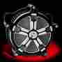 0206-2033-bm 1010-0795 Rsd Harley-davidson Venturi Air Cleaner Turbo Contrast Cut 93-14 Twin Cam Evo