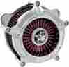 0206-2037-ch Roland Sands Design Rsd Turbine Air Cleaner Chrome Harley-davidson Fxdl 1993-2005 2007-2009