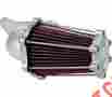 0206-2049-ch Performance Machine Chrome Fast Air Cleaner For 1993-2012 Harley Big Twin