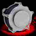 0206-2064-ch 1010-1086 Performance Machine Harley-davidson Super Gas Merc Air Cleaner Chrome 2008-up Harley Touring Throttle By Wire