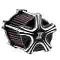 0206-2092-bm Xtreme Machine Air Intake Black Cut