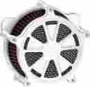 0206-2097-ch Roland Sands Design Rsd Venturi Raid Air Cleaner Chrome Harley-davidson Fxdc Custom 2005 2007-2014