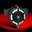 0206-2105-bm 1010-1445 Rsd Harley-davidson Blunt Air Cleaner Split Contrast Cut 08-14 Fl Flht