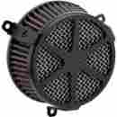 06-0133-04b Cobra Black Spoke Air Cleaner Kit