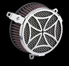 06-0225-02 Cobra Powrflo Air Cleaner Kit Chrome Cross