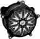 0206-2042-bm 07-10 Roland Sands Design Rsd Venturi Boss Air Cleaner Contrast Cut Harley-davidson Fxd 95-05