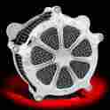 0206-2004-ch 08-14 1010-0422 Rsd Harley-davidson Venturi Air Cleaner Speed 7 Chrome Fl Throttle By Wire