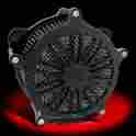 0206-2043-smb 08-14 1010-0897 Rsd Harley-davidson Black Ops Cut Boss Venturi Air Cleaner For Fl Throttle By Wire