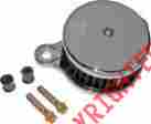 10-201c Joker Machine Chrome Air Cleaner Stage 1 Filter Cover Kit Harley Carb Sportster