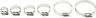 111-6228 Helix Racing Products Stainless Steel Hose Clamps