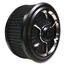 117-825-m3 Thundermax Accent Matte Black Spoke Contrast Cut Air Cleaner