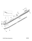 1543829-647 Polaris Rail Basic Lwt Lh Orange Burst New Oem