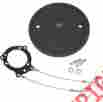 1014-0177 170-0190 S Cycle Harley-davidson Black Wrinkle Powder-coat Stealth Air Cleaner Cover