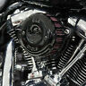 170-0436c Cycle Air Cleaner Black Mounted