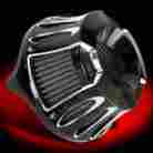 1010-1209 18-927 Arlen Ness Harley-davidson Deep Cut Inverted Air Cleaner Kit Black 08-14 Flt