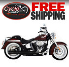 300-0221 2 2006-2014 Model Exhaust Harley Dyna Black Churchill Rinehart System