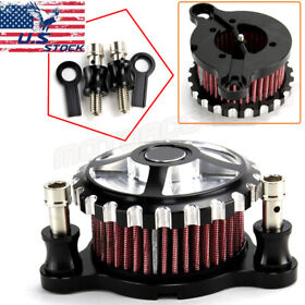 Acc-hl006004 4inch Air Cleaner Intake Filter System For Harley Sportster Xl883 Xl1200 2004-2016