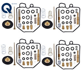 Cv-h043-uw 4x Deluxe Carburetor Rebuild Repair Kit Fit For Honda Gl1100 Goldwing 1100 80-83