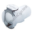 58840101a Ducati Gas Fuel Line Hose Fitting Female White Quick Release