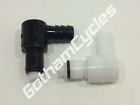 588840111a 58840121a Ducati Gas Fuel Line Hose Fitting White Black Male Quick