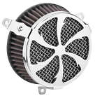 606-0101-01 Cobra Air Intake Swept Chr