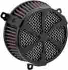 606-0102-01b Cobra Powrflow Air Intake Filter Black Harley Softail Dyna 00-12