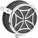 606-0102-02 Cobra H-d New Motorcycle Air Cleaner Kits Chrome Cross