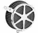 606-0103-04 Cobra Air Cleaner Kit Spoke Chrome