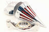 617949630498 Aftermarket Parts Chrome Black Spike Air Cleaner Intake
