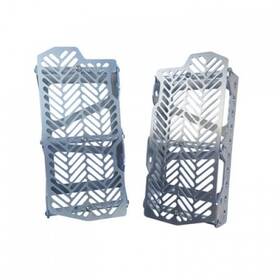 Bet-rb01-a 7602 Racing Radiator Braces Brushed Aluminum