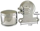 87124 Mid Usa Chrome Oil Filter Adapter Kit For Big Twin