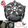 Acc-hl006021-bk-2f Mpp Cnc Air Cleaner Intake Filter Cut Speed For Harley