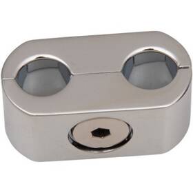 Tcc001-c Accutronix Tcc001bc Throttle/idle Cable Clamp - Chrome Billet Aluminum