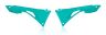 2640280213 Acerbis Air Box Covers Teal For Honda Crf