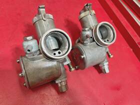 Amal Bsa Triumph 376/302 1962-4 Bonneville T120 Carburetors -jomo -complete-