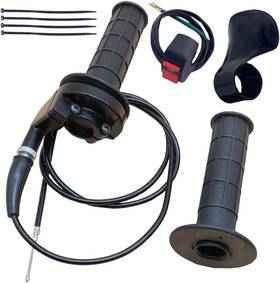 Nbx040 Aniro Moto Auto-moto Handle Bar Throttle Grips Grip Cable 50cc-125cc