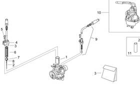 Ap8206899 Aprilia Oem Gas Valve Rs50 Sr50 Carb Rally 50 Motorcycle