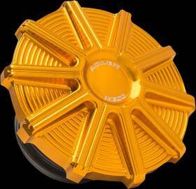 0703-0851 Arlen Ness Gas Cap 10 Gauge Gold