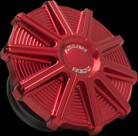 0703-0853 Arlen Ness Gas Cap 10 Gauge Red
