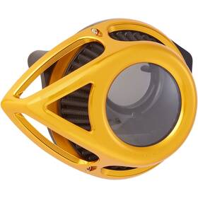 18-902 Arlen Ness Clear Tear Series Air Cleaner Kit - Gold Anodized