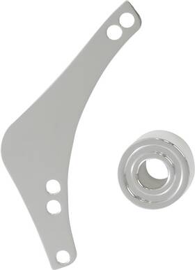 600-053 Arlen Ness Inverted/method/sidekick Breather Cover Plate Left Chrome #600-053