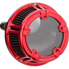 600-241 Arlen Ness Method Clear Sucker Air Cleaner Kit - Red Anodized