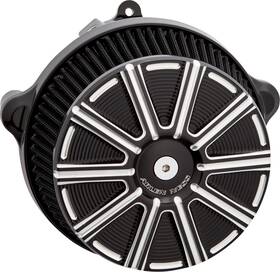 600-307 Arlen Ness Big Sucker Stage 1 Air Cleaner Kit With Cover - Ftr 10 Black