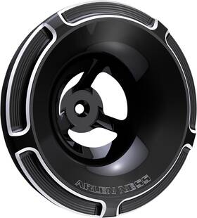 601-002 Arlen Ness Fits Velocity Air Cleaner Cover - Beveled Black