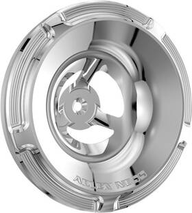 601-003 Arlen Ness Velocity Beveled Cover Chr Chrome Aluminum Air Cleaner