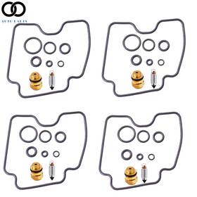Apo74824 Autoooparts 4 Carburetor Carb Rebuild Repair Kit For Yamaha Fzs600 Fzs 600 Fazer 1998-2003