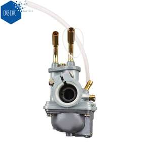 Ber58860 Berliii Carburetor And Throttle Air Filter Box Cable Fit For Yamaha Qt50 Pw50 1981-2016