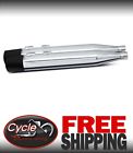 Rcx102c-15b Black Touring Flt Xxl 4.0 Harley Mufflers Rcxhaust Slip- Flh Blitz 1995-2015